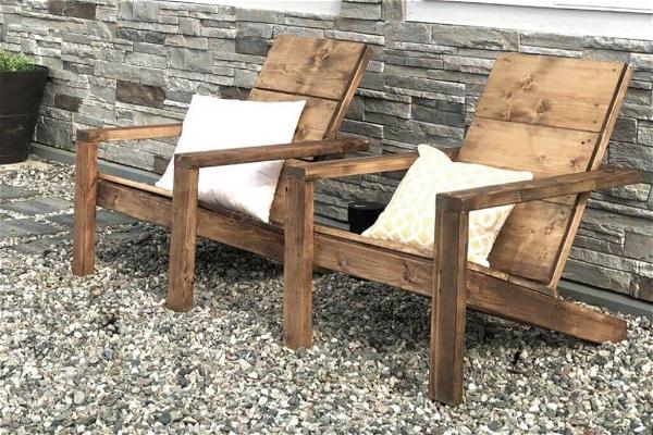DIY 2×4 Modern Adirondack Chair