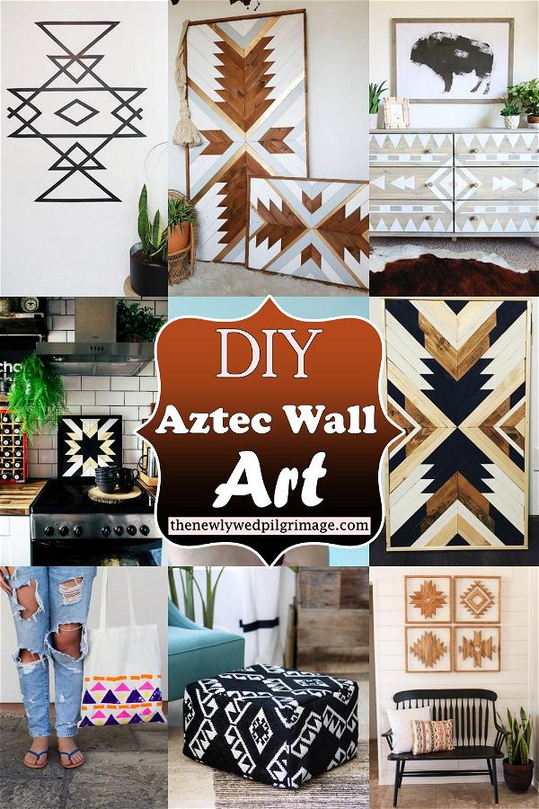 DIY Aztec Wall Art