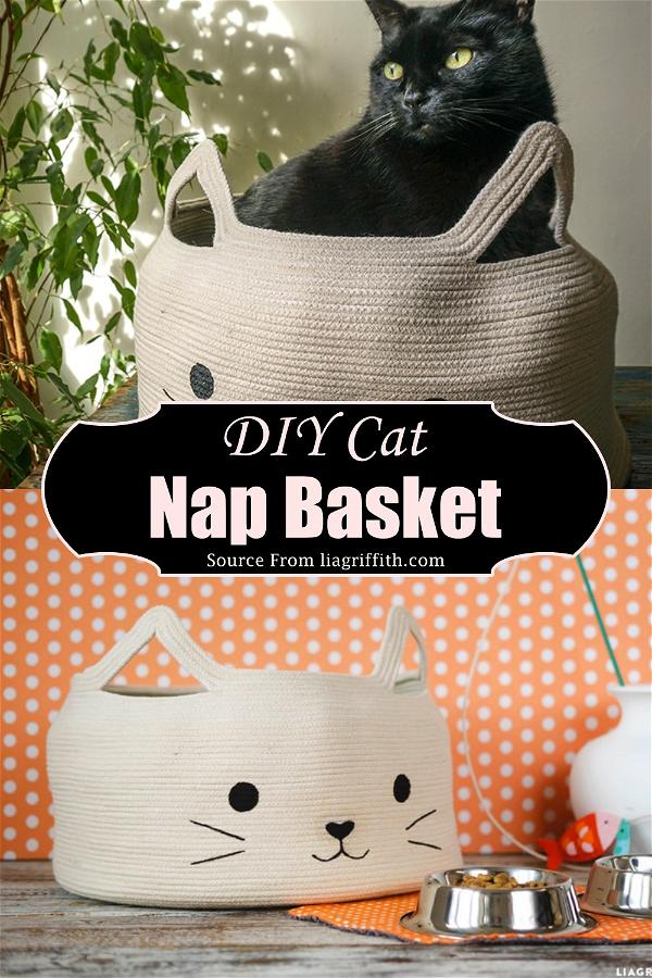 DIY Cat Nap Basket
