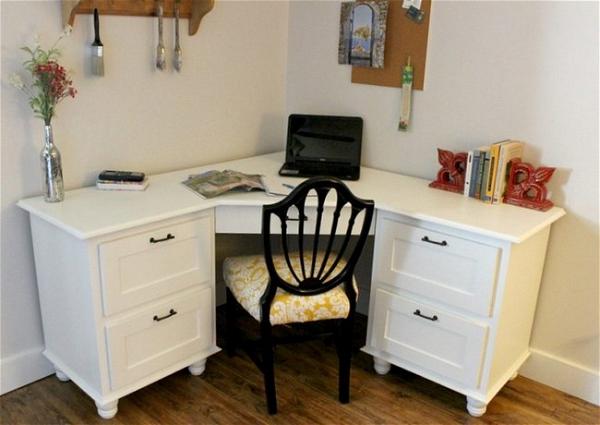 DIY Corner Desk Elegant – Woodshop Diaries