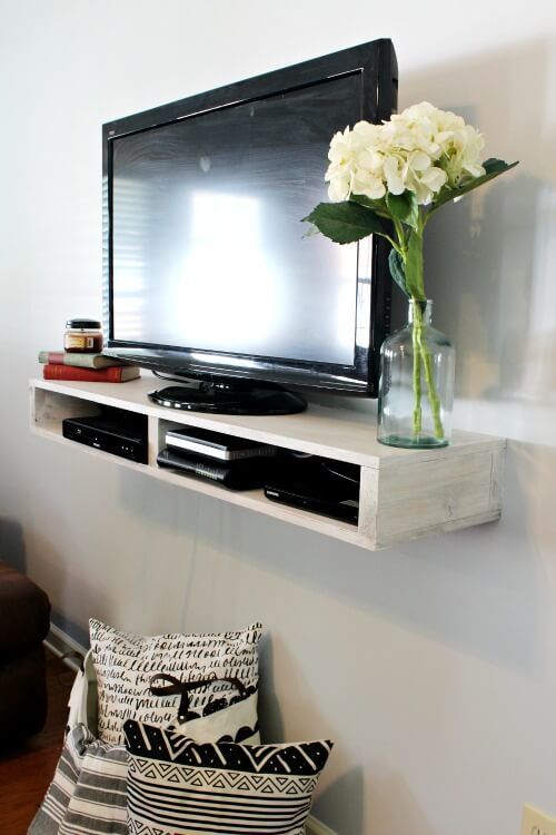 DIY Floating TV Stand