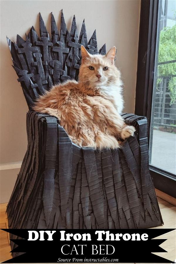 DIY Iron Throne Cat Bed