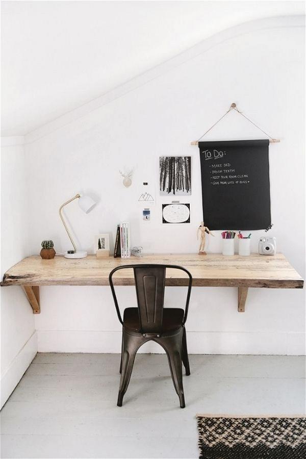 DIY Live Edge Wood Desk