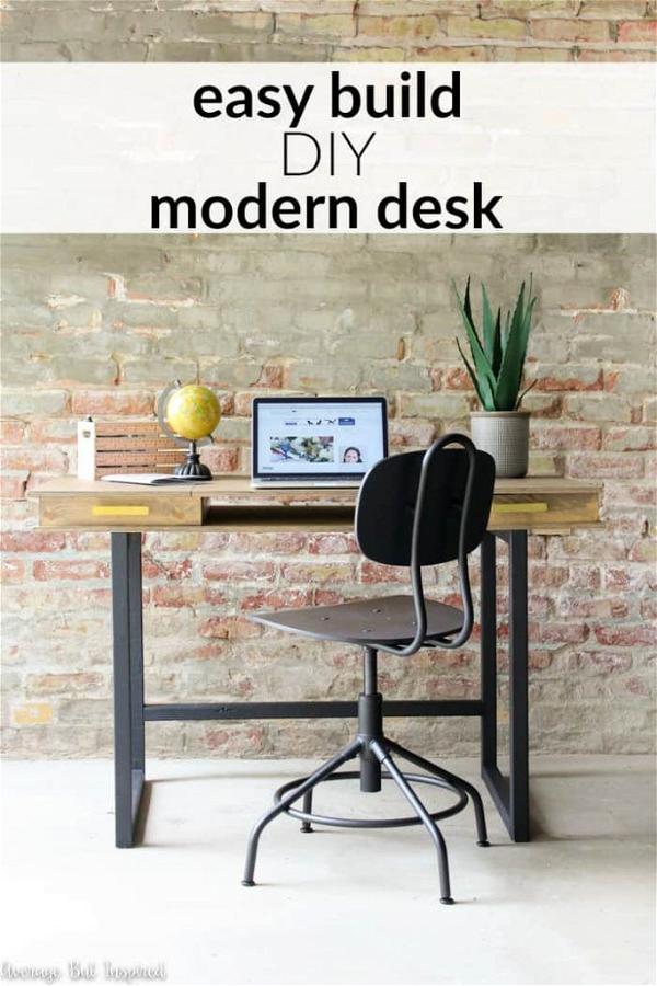DIY Modern Desk