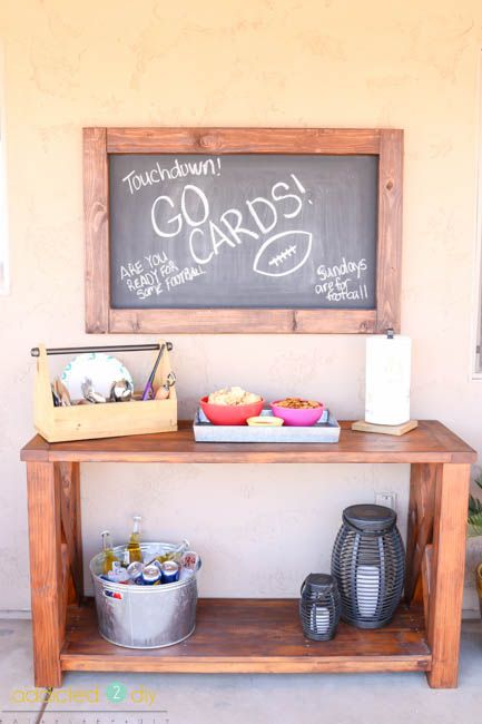 DIY Outdoor Chalkboard