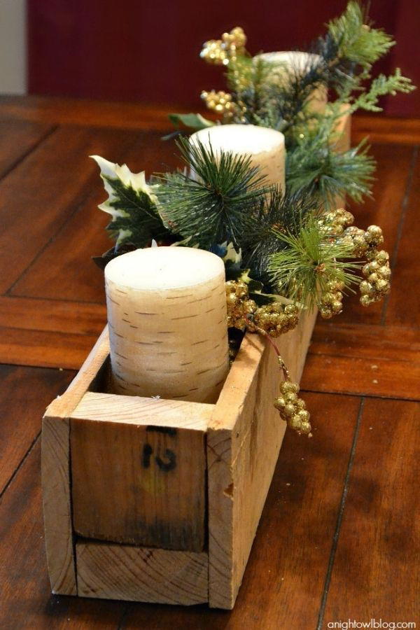 DIY Pallet Centerpiece Box