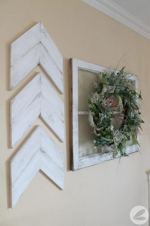 DIY Rustic Arrow Wall Decor