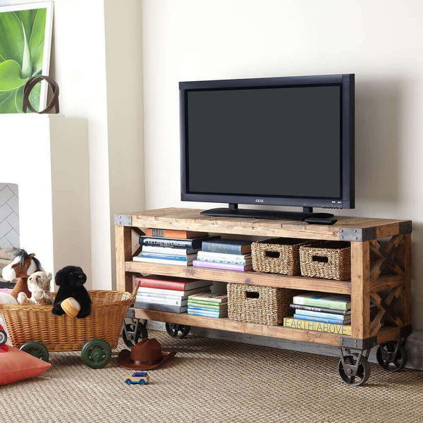 DIY Rustic TV Stand