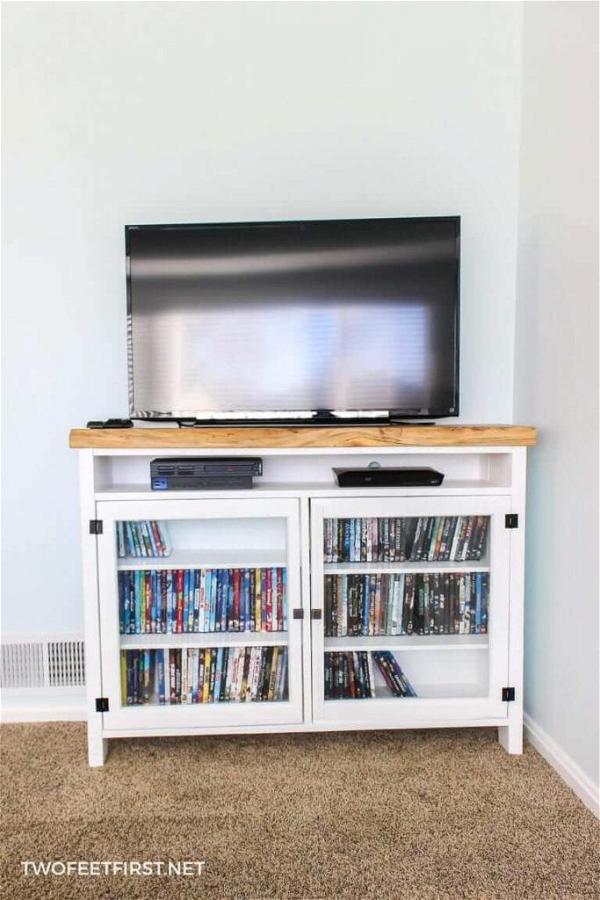 DIY TV Console From Two Feet First