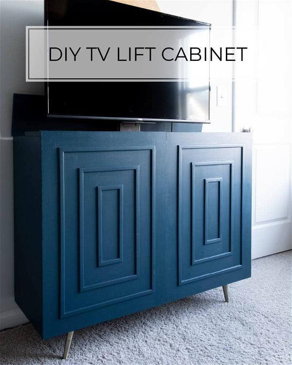 DIY TV Lift Cabinet