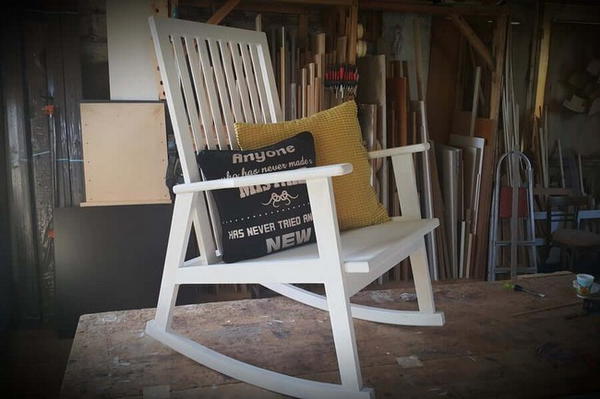 DIY Wooden Rocking Chair