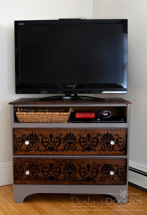 Dresser Turned TV Stand