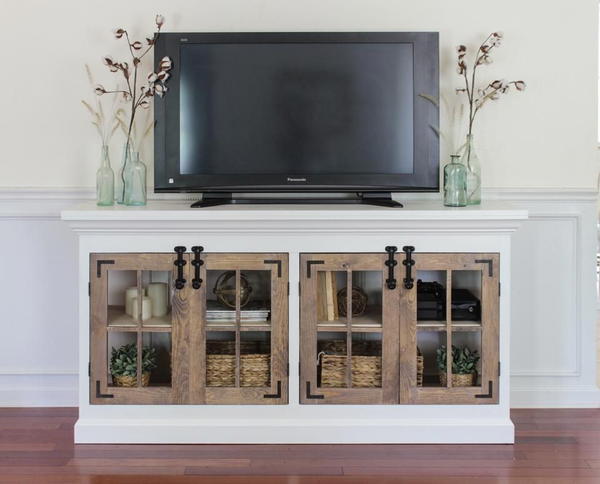 Farmhouse Media Cabinet