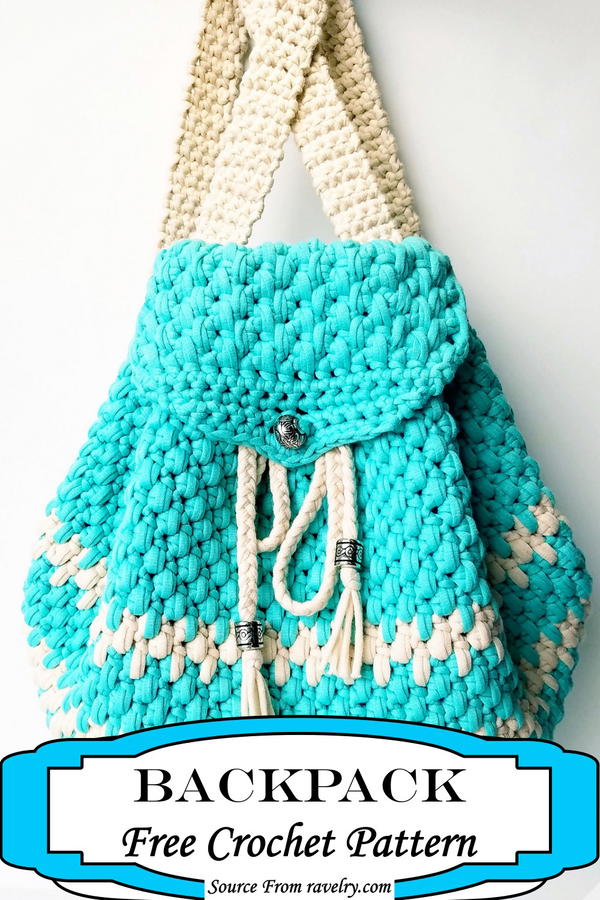 15 Free Crochet Backpack Patterns ( With Images ) - Mint Design Blog