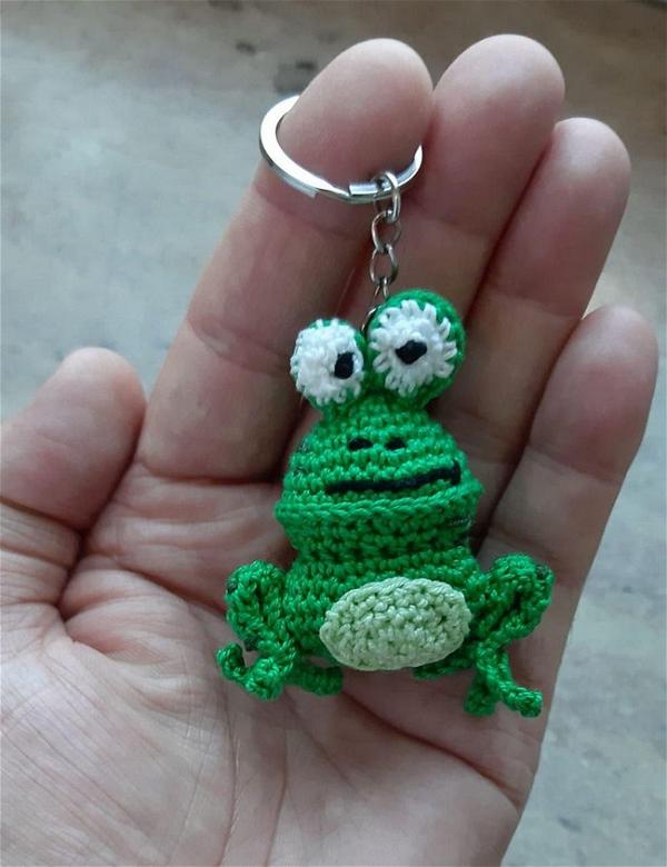 Frog Amigurumi Keychain
