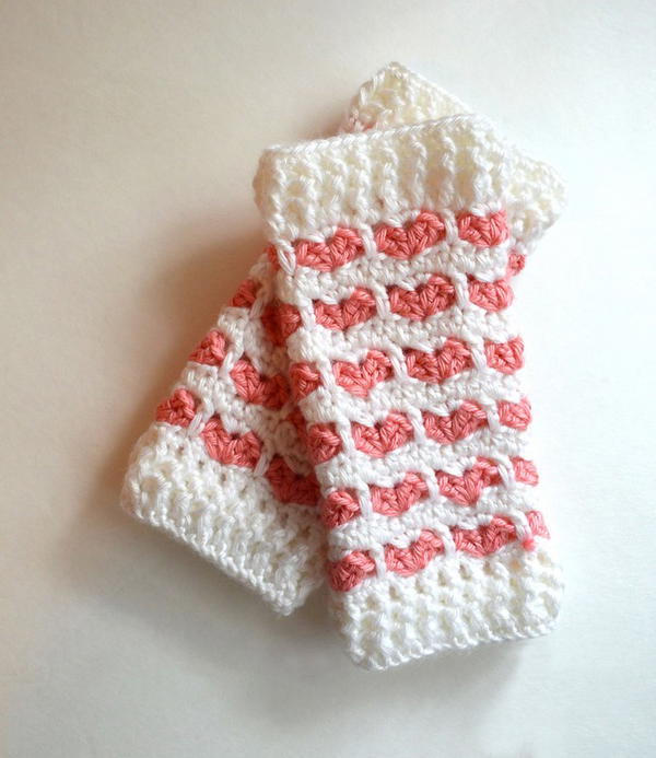 Heart Stitch Leg Warmers