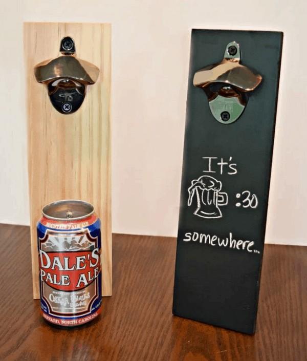 How To Make A DIY Wall Mounted Beer Bottle Opener