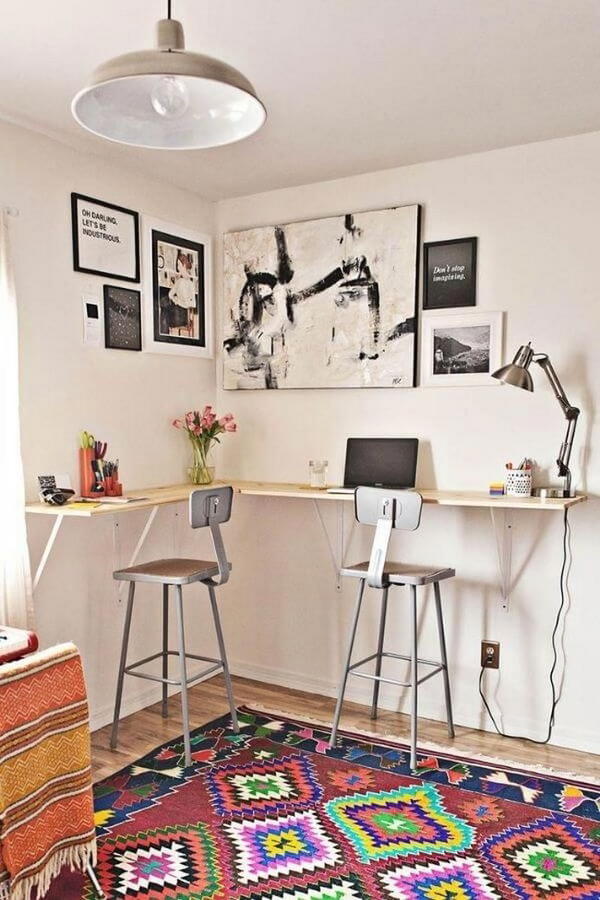 L-Shaped Standing Desk