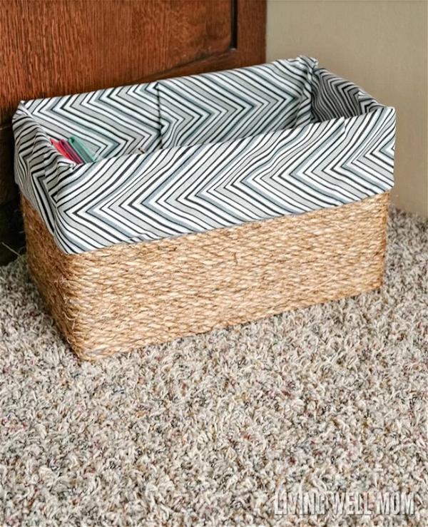 Make Your Own Basket Out Of A Box