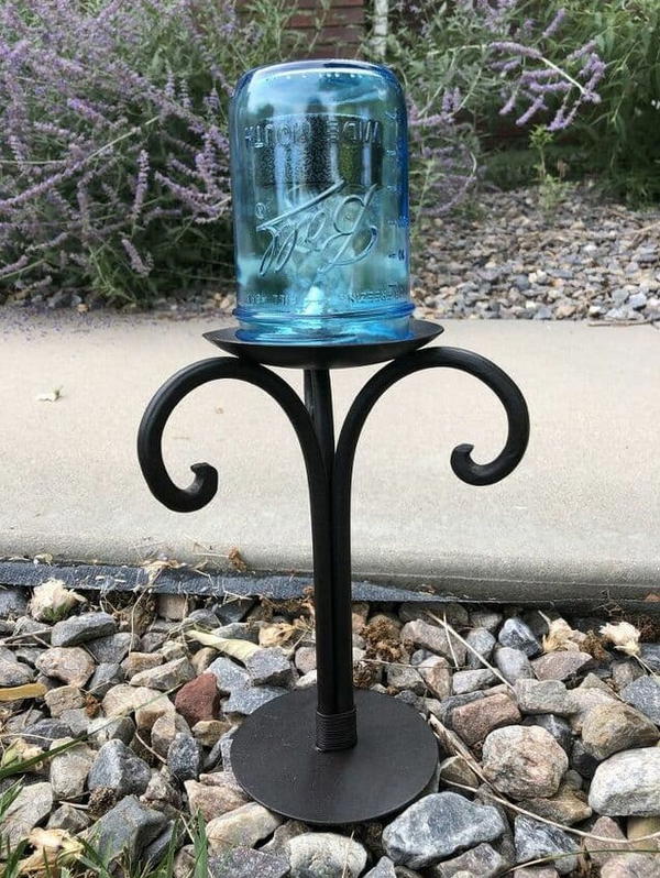 Mason Jar Solar Light Sidewalk