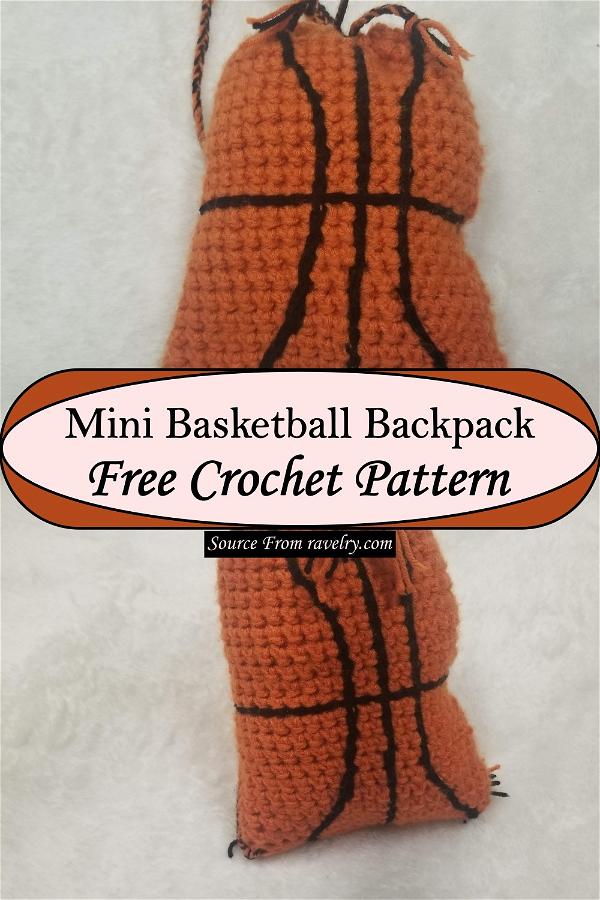 Mini Basketball Backpack