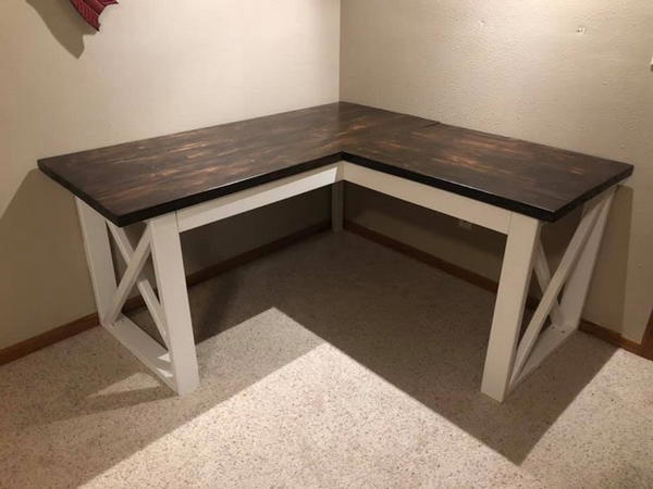 Modified L Shaped Desk