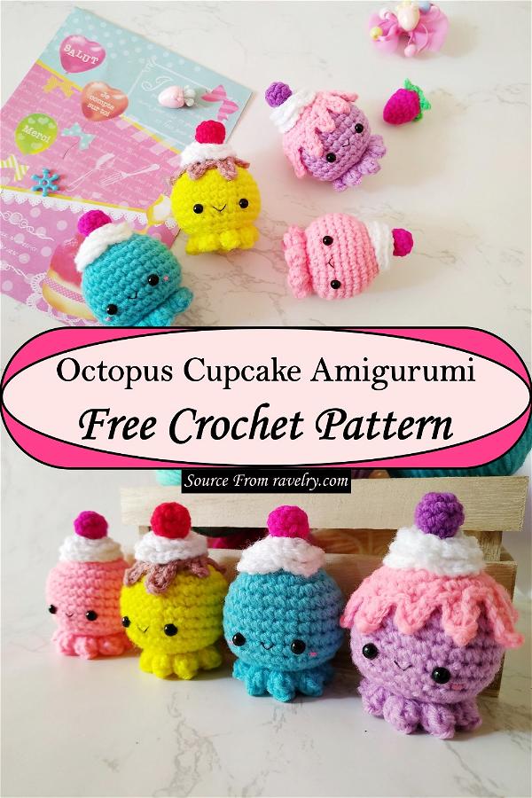 Octopus Cupcake Amigurumi
