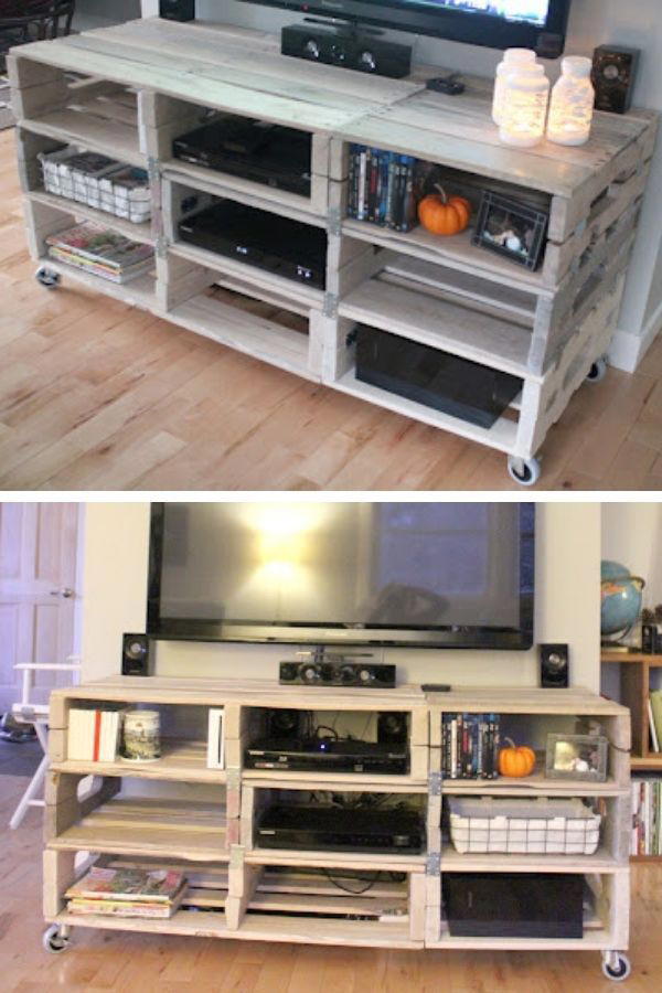 Pallet Entertainment Center