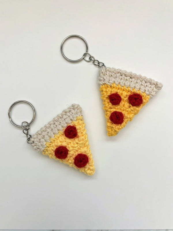 Pizza Keychain