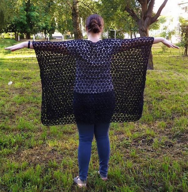 admirable shawl Triangles And Hexagons
