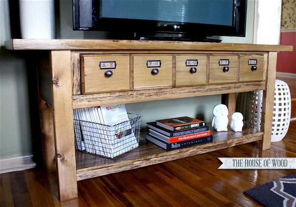 Pottery Barn-Inspired TV Stand