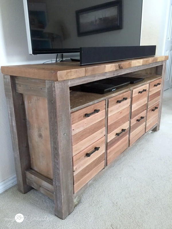 Reclaimed Wood TV Stand