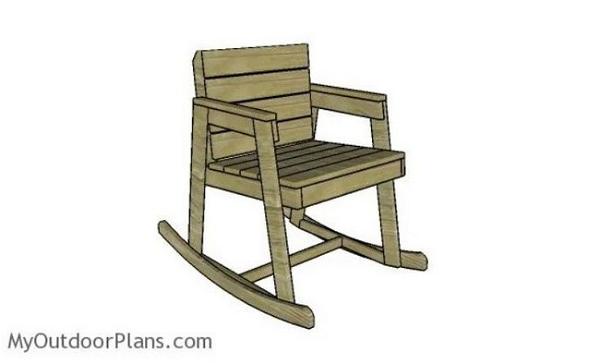 Rocking Chair Plans By My Outdoor Plans