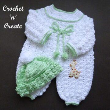 25 Free Crochet Baby Romper Patterns - Mint Design Blog