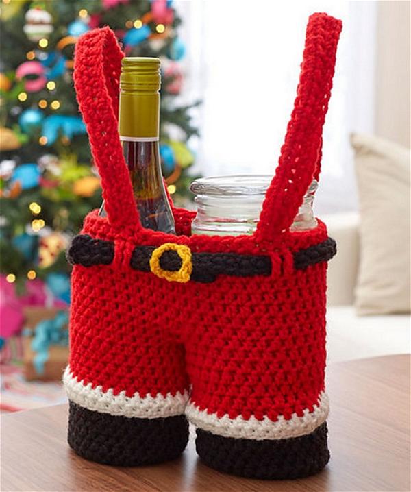 Santa Pants Gift Holder