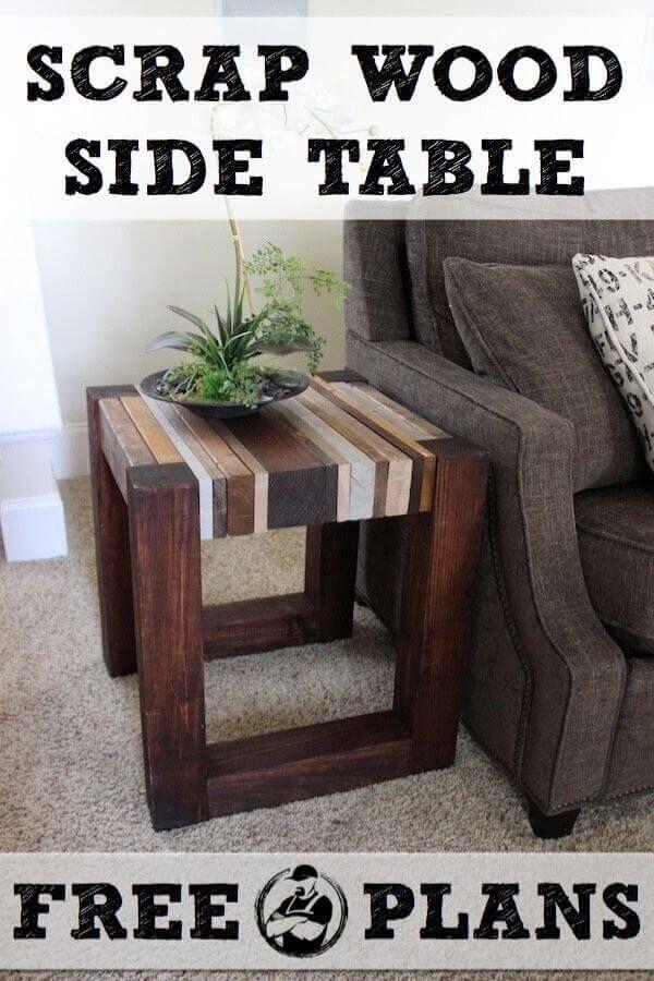 Scrap Wood Side Table