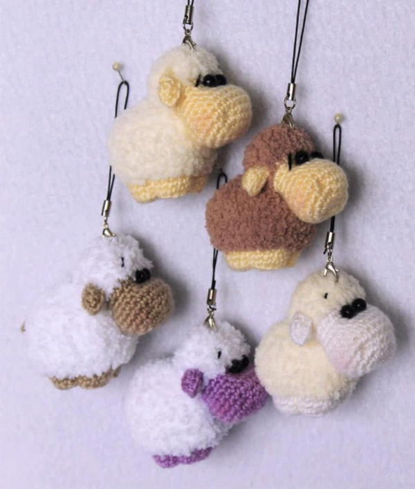 Sheep Keychain