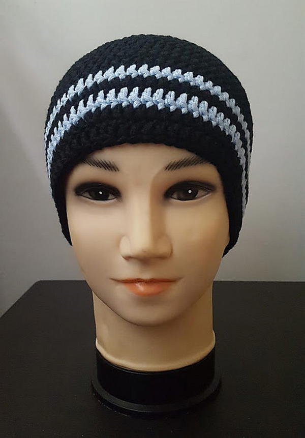 20 Free Crochet Men Hat Patterns That Will Keep You Cozy - Mint Design Blog