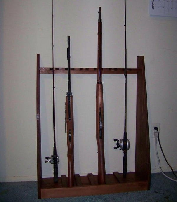 Standing Gun Rack From Instructables