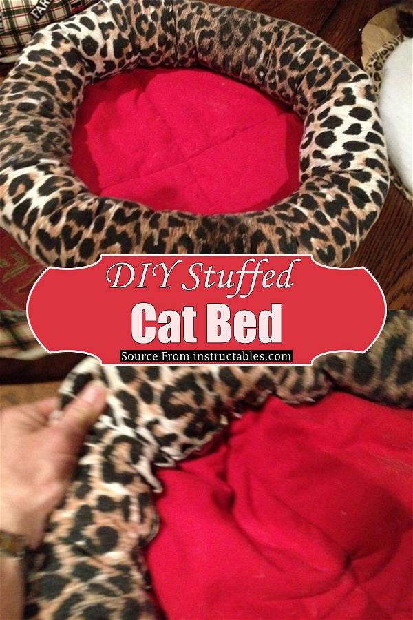 Stuffed Cat Bed DIY