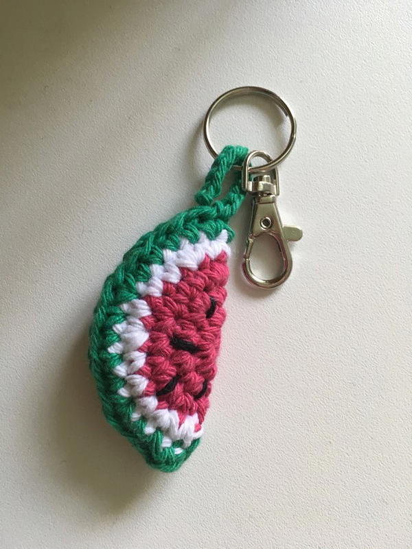 Summer Watermelon Keychain 