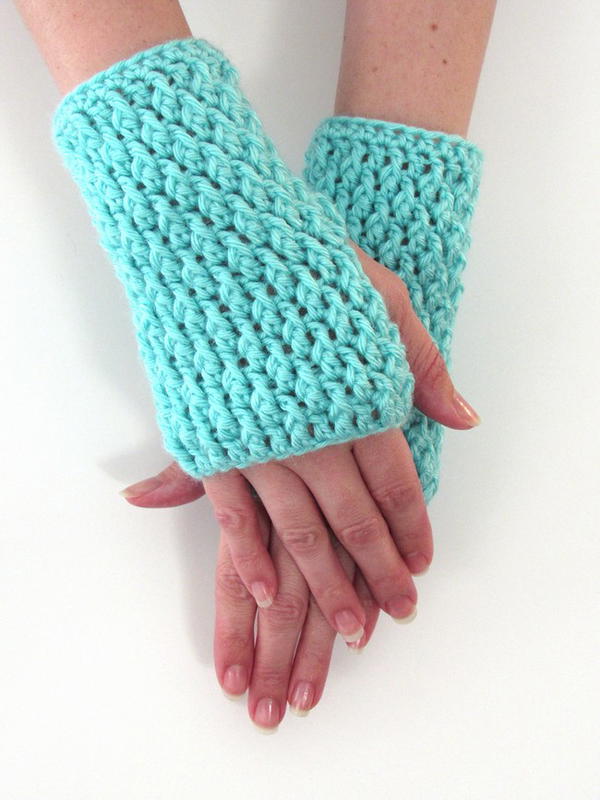 Textured Fingerless Gloves