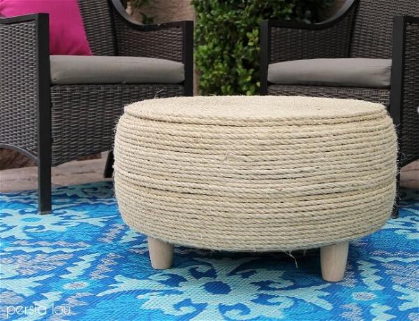 Tire Coffee Table for Patio
