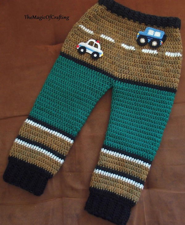 Toddler Pants with Cars