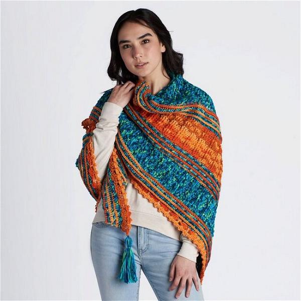 Triangular Crochet Shawl ​