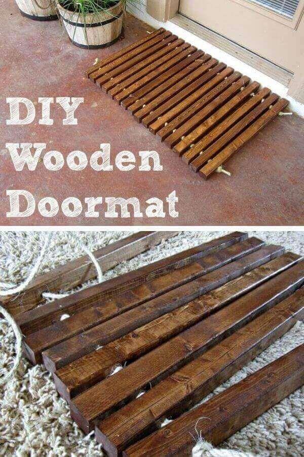 Wooden Doormat