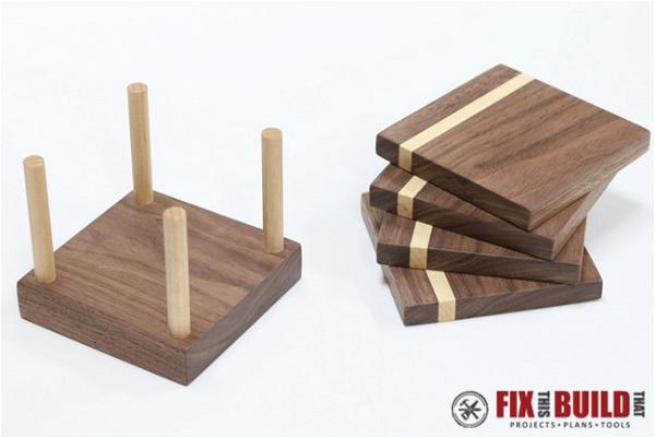 Wooden Drink Coasters