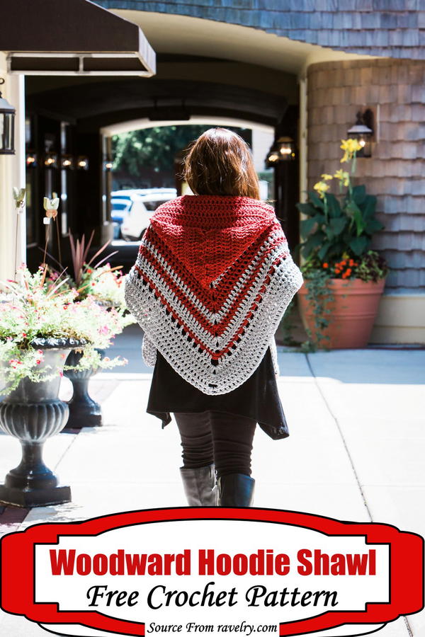 Woodward Hoodie Shawl