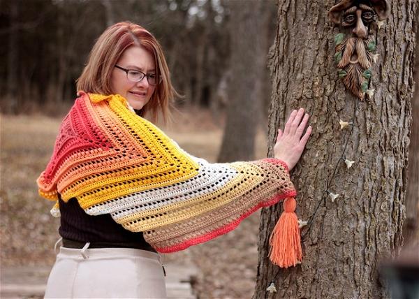 Wrap Me in Sunshine Shawl