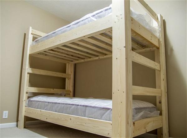 2X6 and 2X4 Bunk Bed